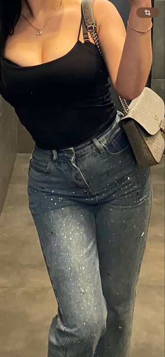 Джинси зі стразами