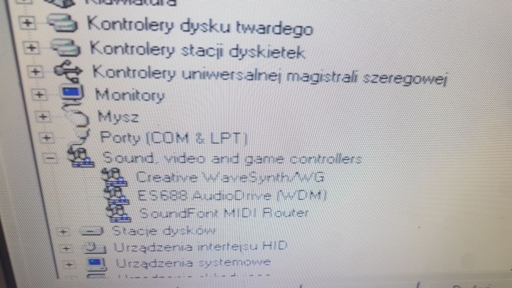 Karta dźwiękowa ESS ES866 Audio Drive ISA 16bitowa Retro.