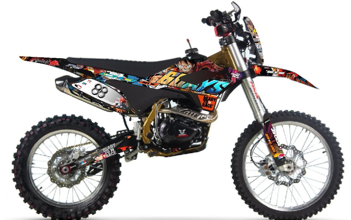 Okleina motocyklowa Asix XB88 250 , 300  wzór MANGA