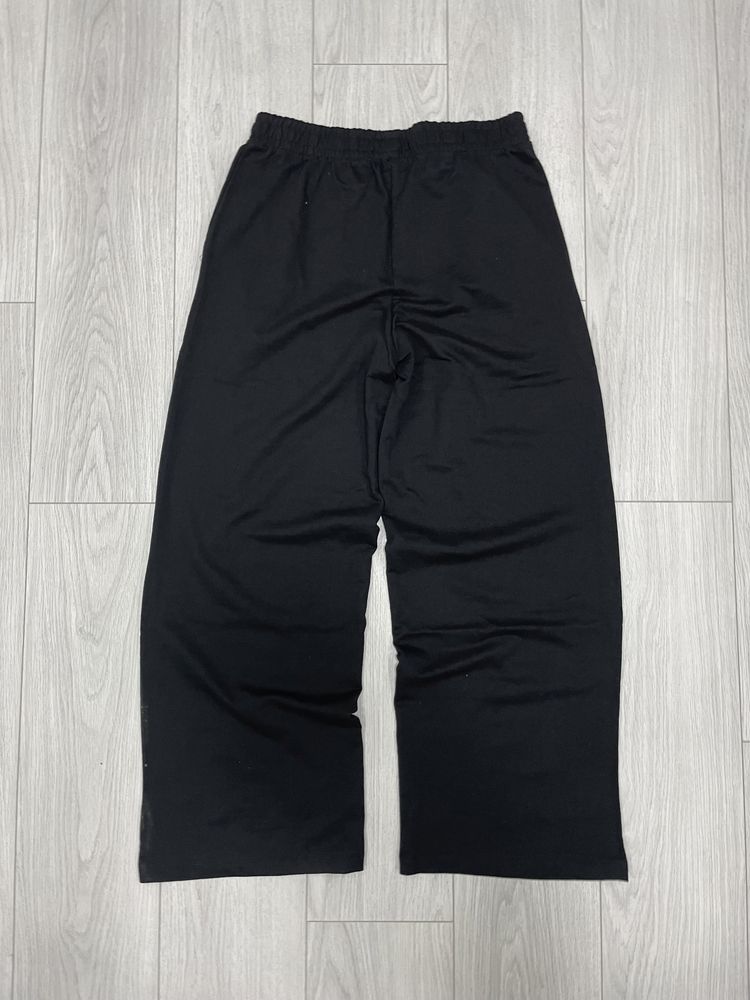 Широкі спортивні штани чорні sweatpants парашути baggy бегги штаны