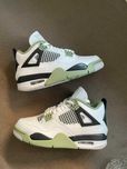 Seafoam\Retro*Jordan4NikeJordanTravis UnisexTrampki.46