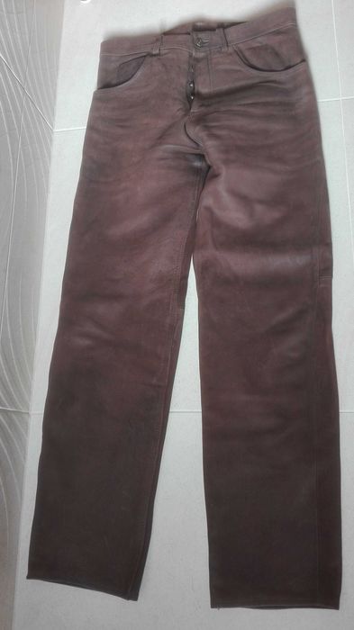 Spodnie skorzane