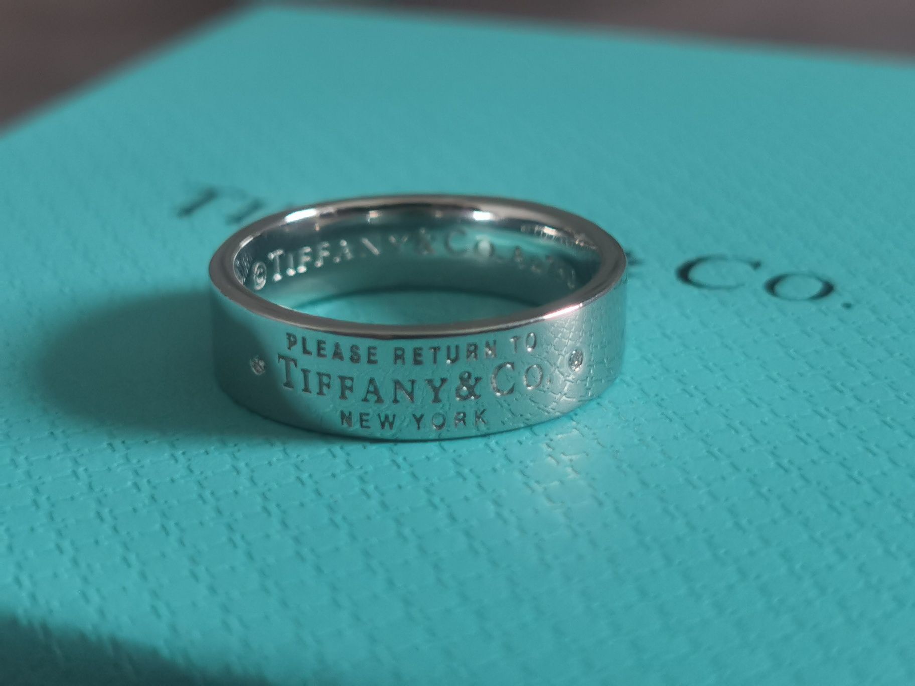 Pierscionek Tiffany & Co Srebro ring silver