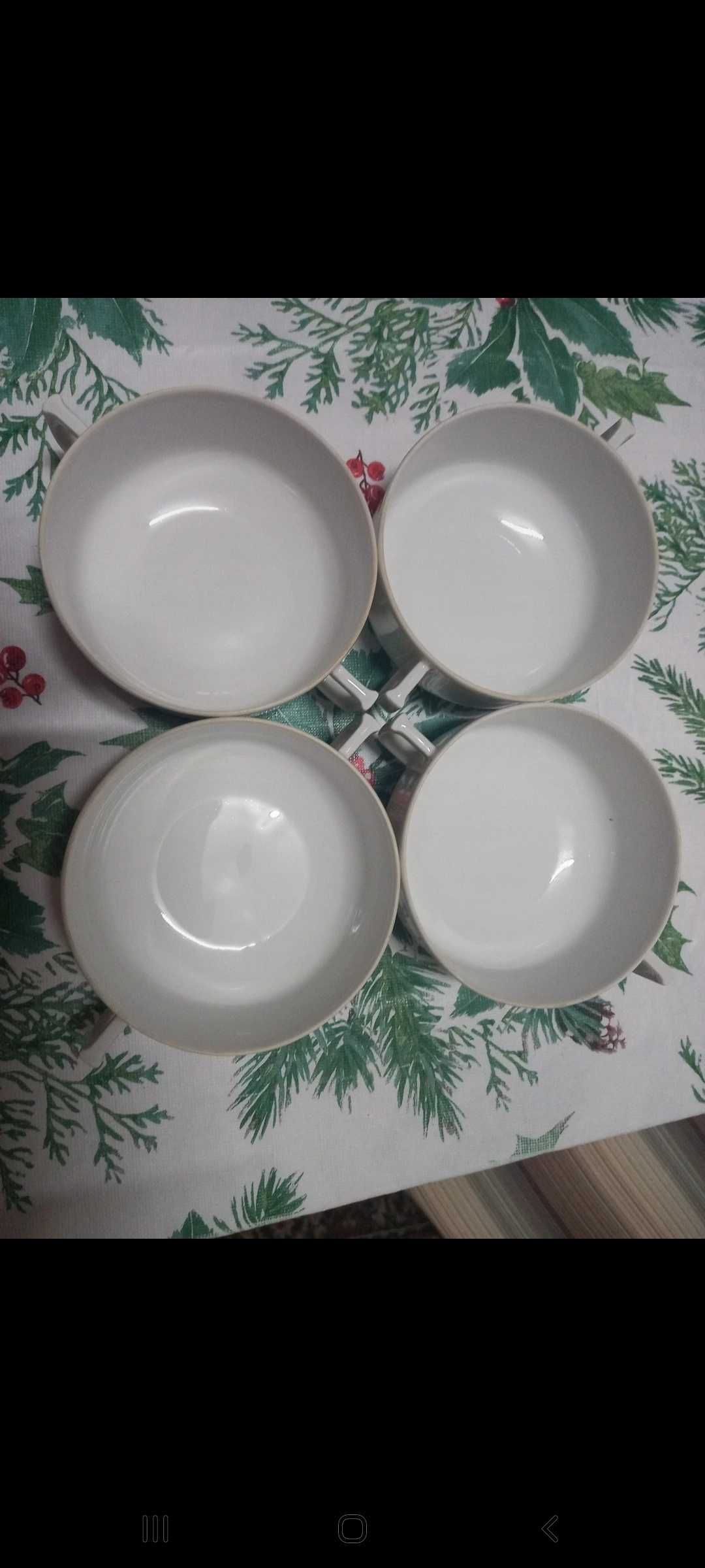 6 malgas para sopa - Porcelana de Limoges