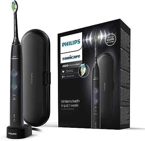 Зубна щітка Philips Sonicare 4500 Black + Case