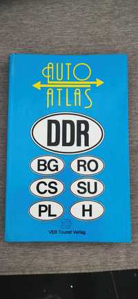 Auto Atlas DDR - atlas samochodowy - rok 1981