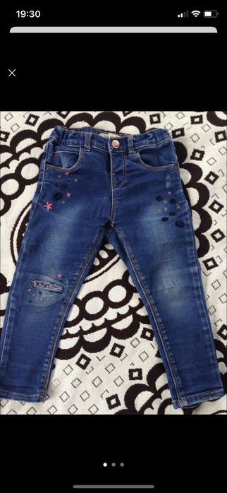 Джинси zara штани на флісі джінси zara