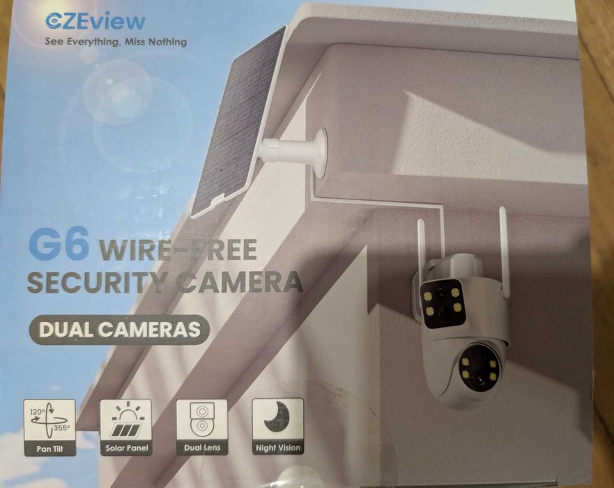 CZEview Solar WiFi 4MP G6 камера спостереження