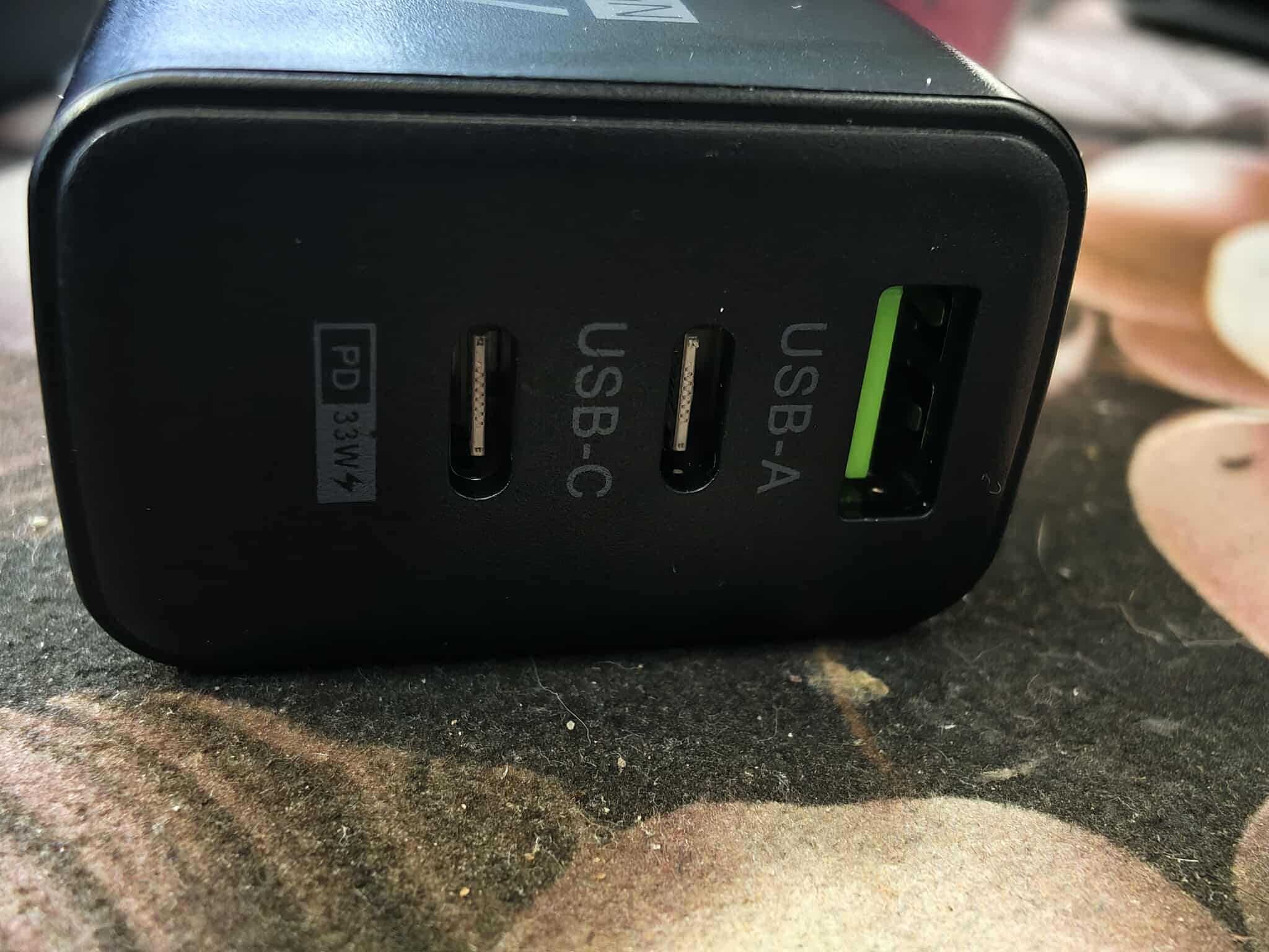 nowa ładowarka GaN 65w  - 3 wejścia