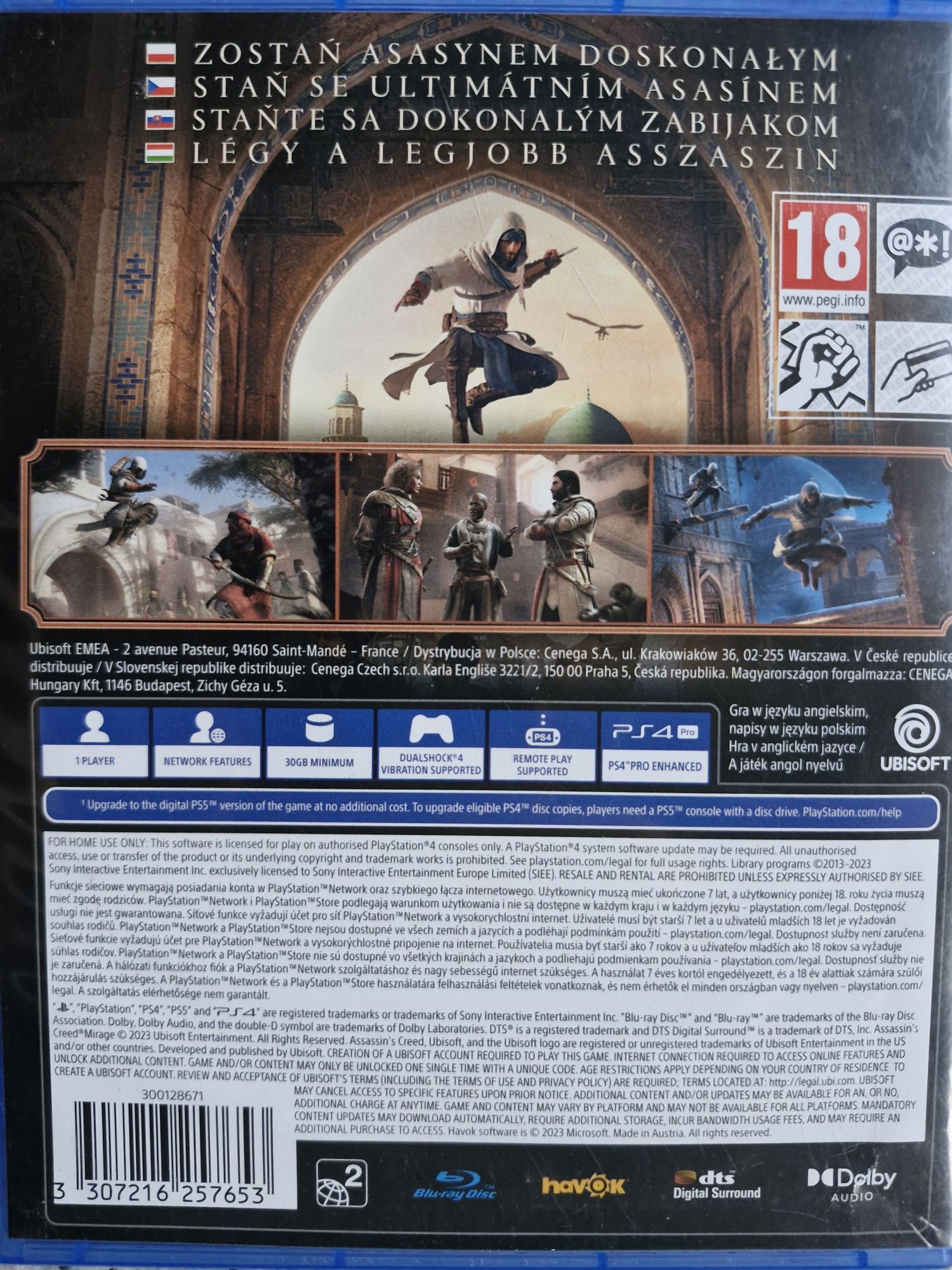 Assassins Creed Mirage gra na PS4