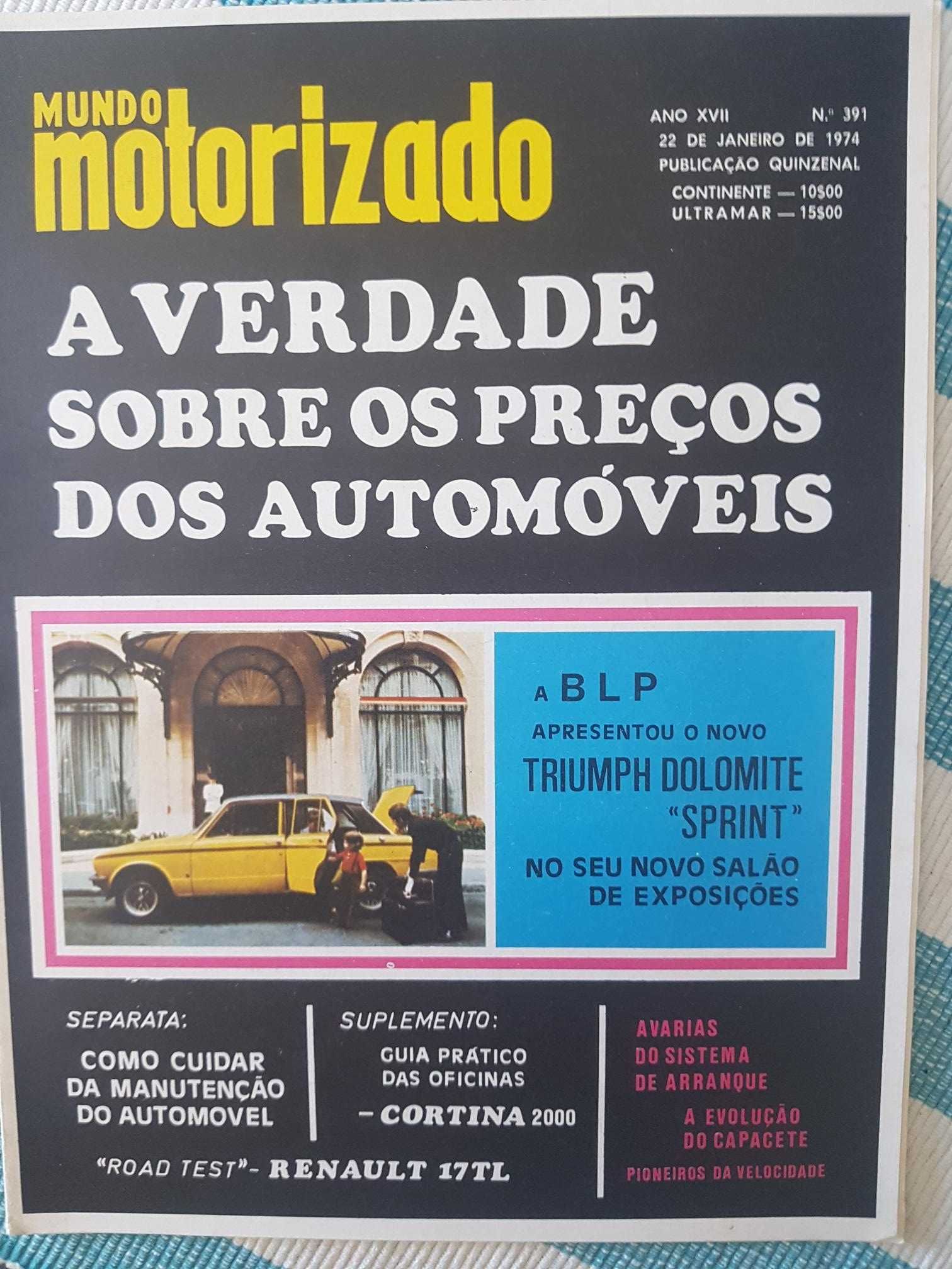 Revista Mundo Motorizado Nº391 (Ano:1974)