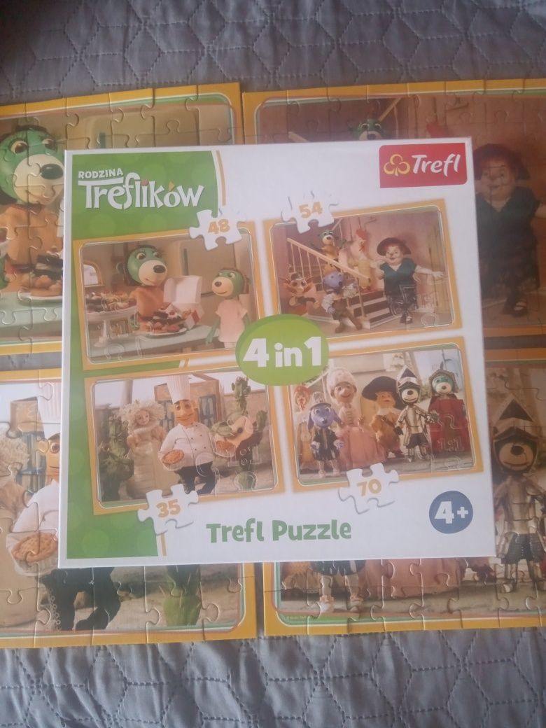 Puzzle trefliki 4w1