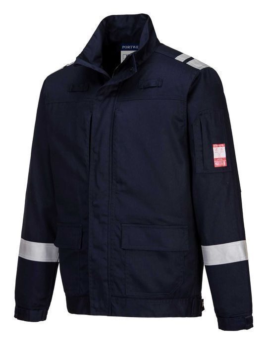 Portwest FR601 Bluza robocza trudnopalna Stretch granatowa r.S