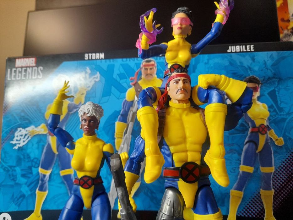 Колекційні фігури Шторм, Фордж і Джубілі X-Men 60th Marvel Legends