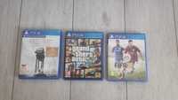 Gry GTA 5, Star Wars Battlefront, FIFA 15