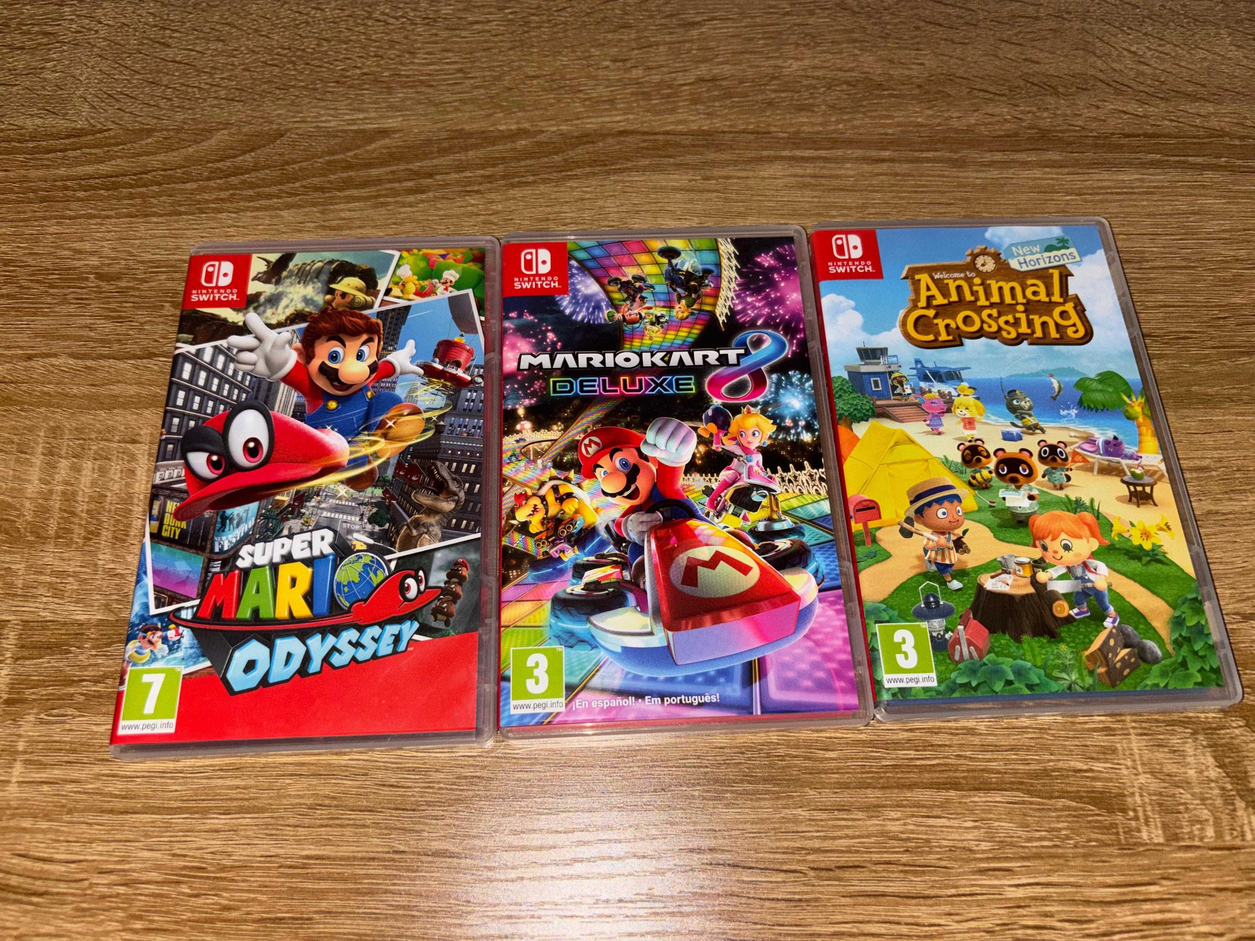 Nintendo Switch modelo Oled+ 3jogos + capa para Nintendo.