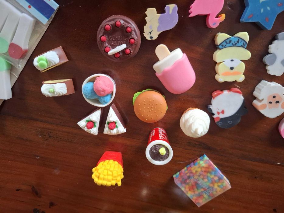 Borrachas miniaturas