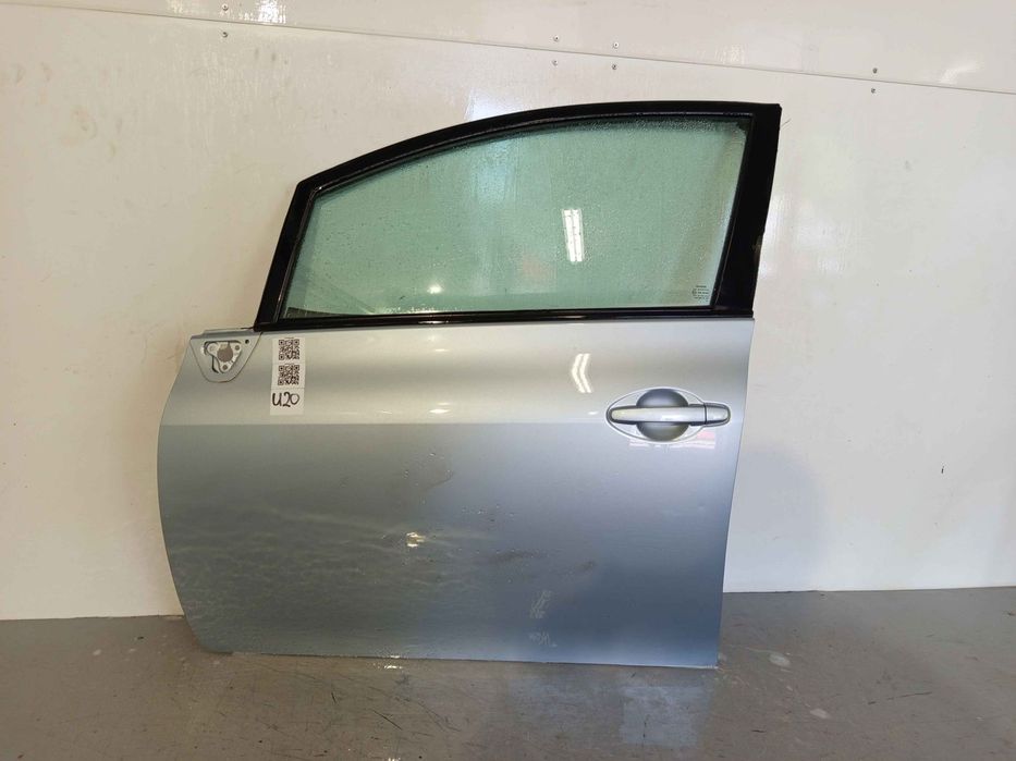 + DRZWI PRZÓD PRZEDNIE LEWE TOYOTA AURIS I 1 8S1 BŁĘKITNY 5D 5 DRZWI HB