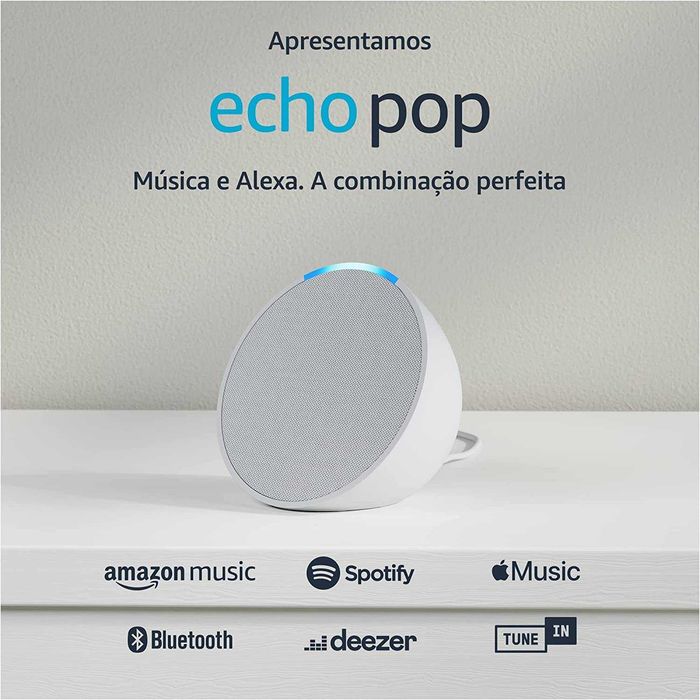 Alexa Echo Pop Coluna Versão internacional casa inteligent NOVO SELADO