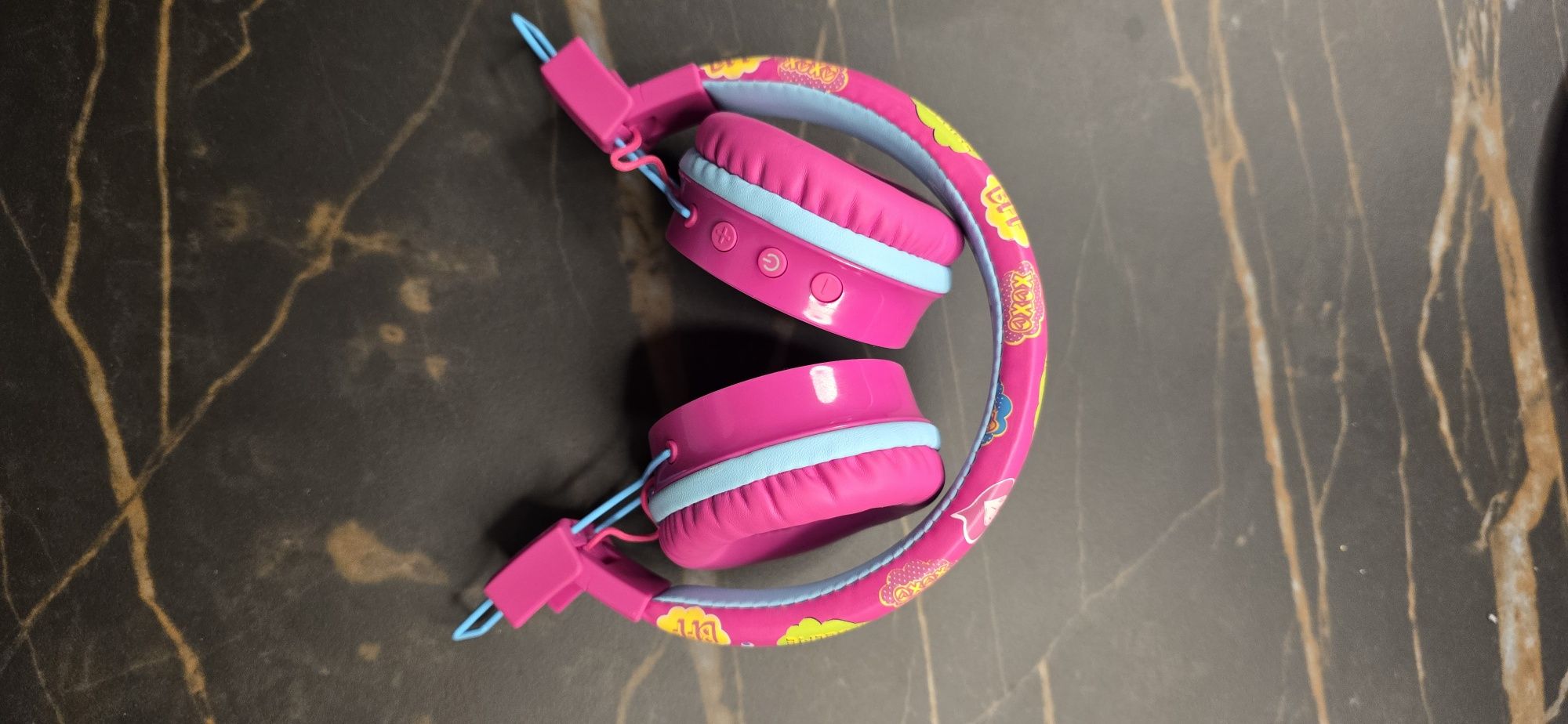 Słuchawki dla dzieci GOGEN HBTM32P Różowe Bluetooth