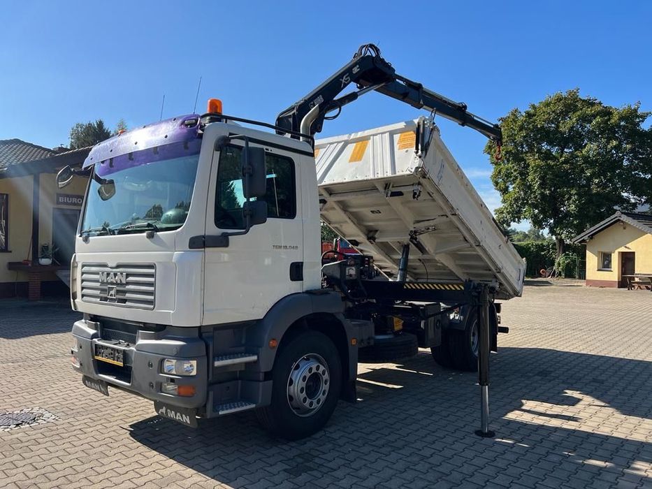 MAN 18.240 TGM wywrotka 3-str. MEILLER, z HDS HIAB 099, manual  wywrotka 3-str. MEILLER z HDS HIAB 099, manual
