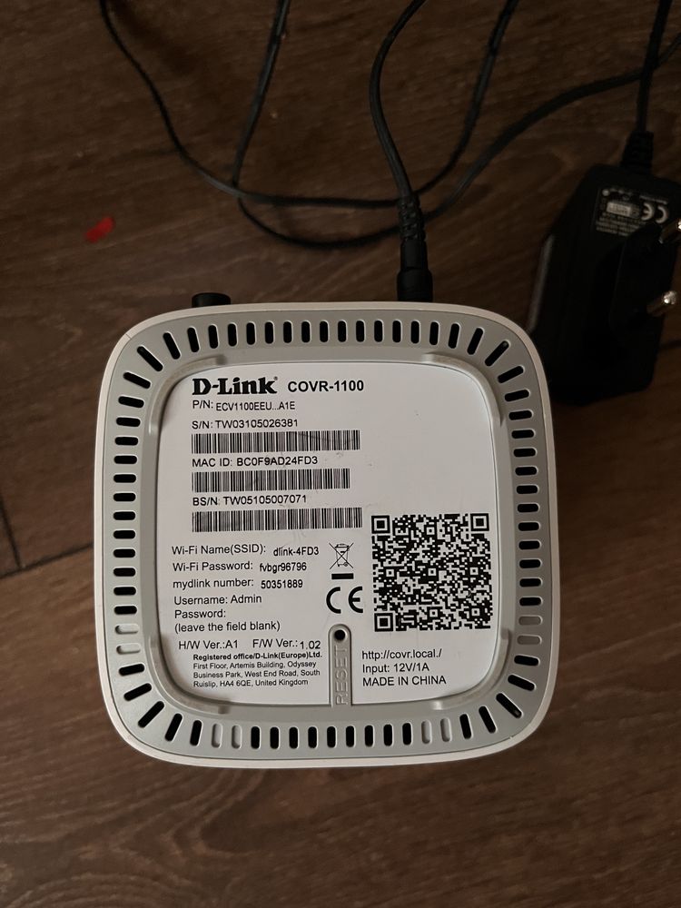 2 routery D-Link COVR-1100 Mesh Wifi AC1200 (zestaw COVR-1102)