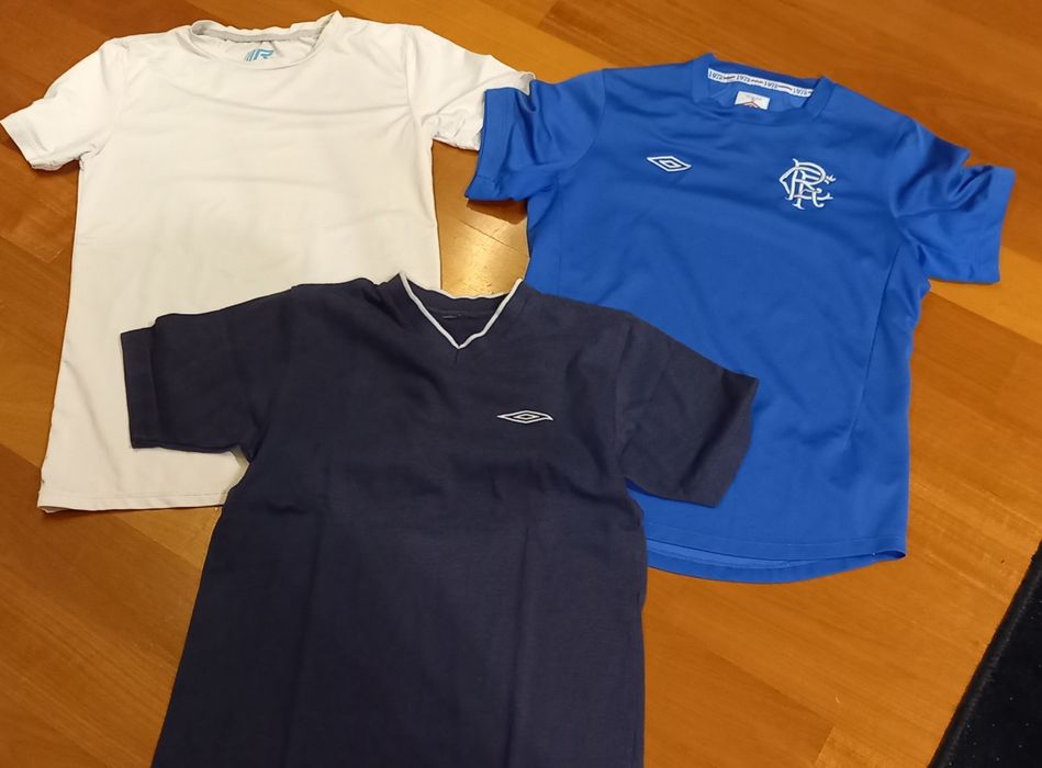 Koszulki treningowe,spodenki rozm.146/158 (cena za 10 szt)