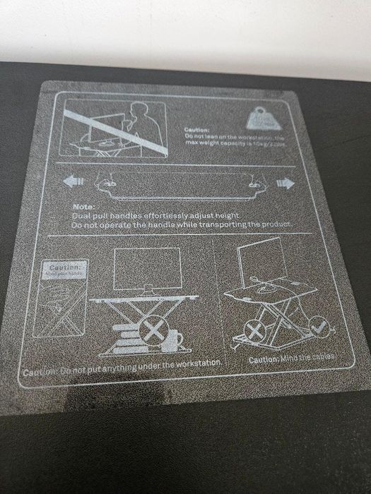 Biurko regulowane - podstawka/stolik pod laptop do pracy na stojąco