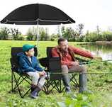 Krzesło kempingowe dla 2 osób + Parasol, chłodziarka - SUPER ZESTAW