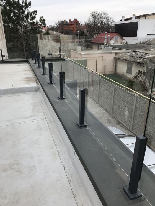 Перила из нержавейки, поручни, Лестницы, Ограждение из стекла , Перила