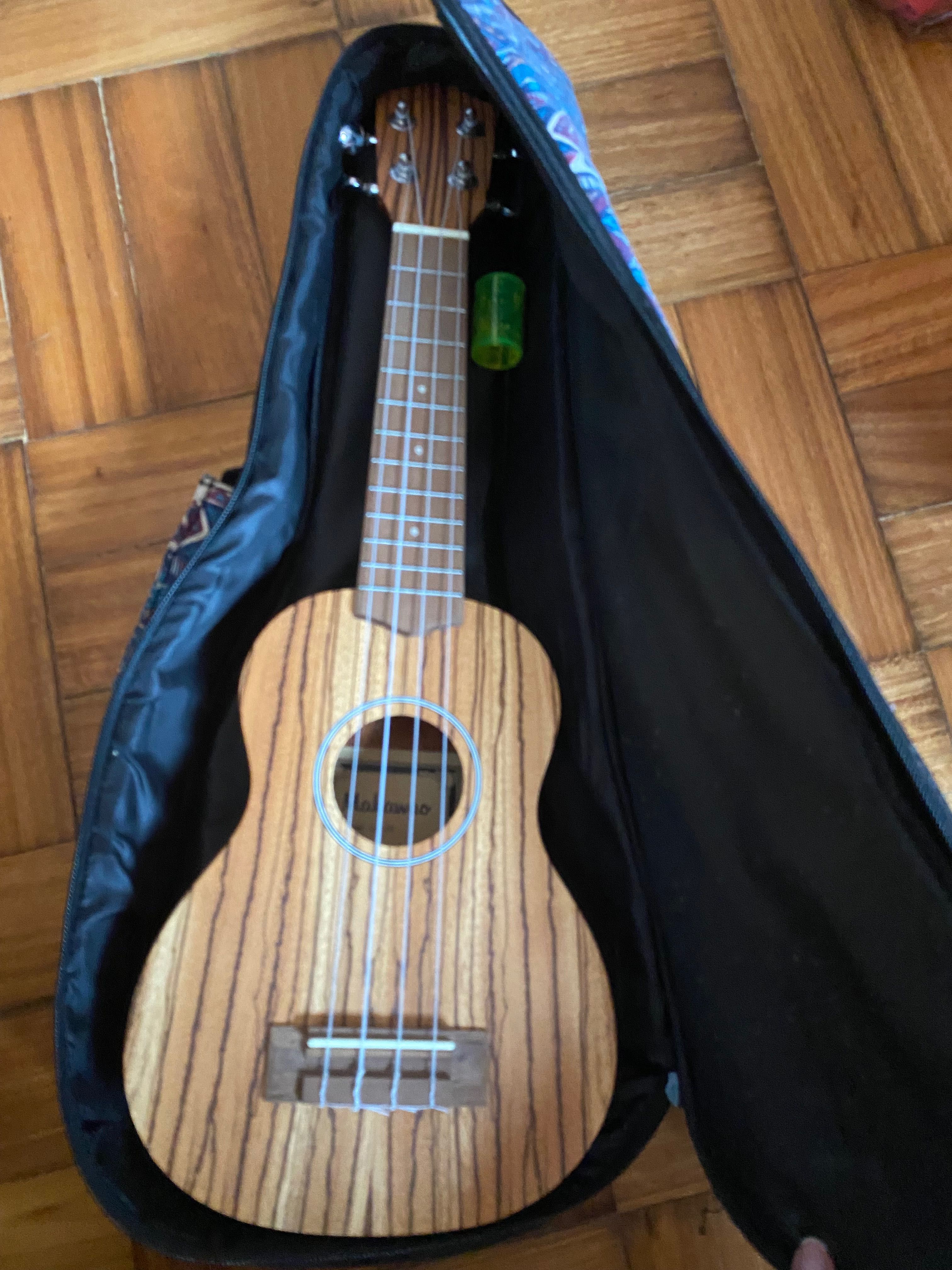 Ukelele +acessórios como novo