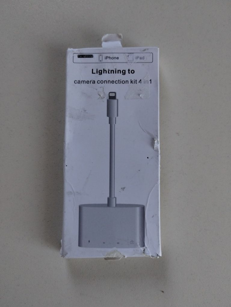 Adapter czytnika kart SD,Lightning 4 w 1.