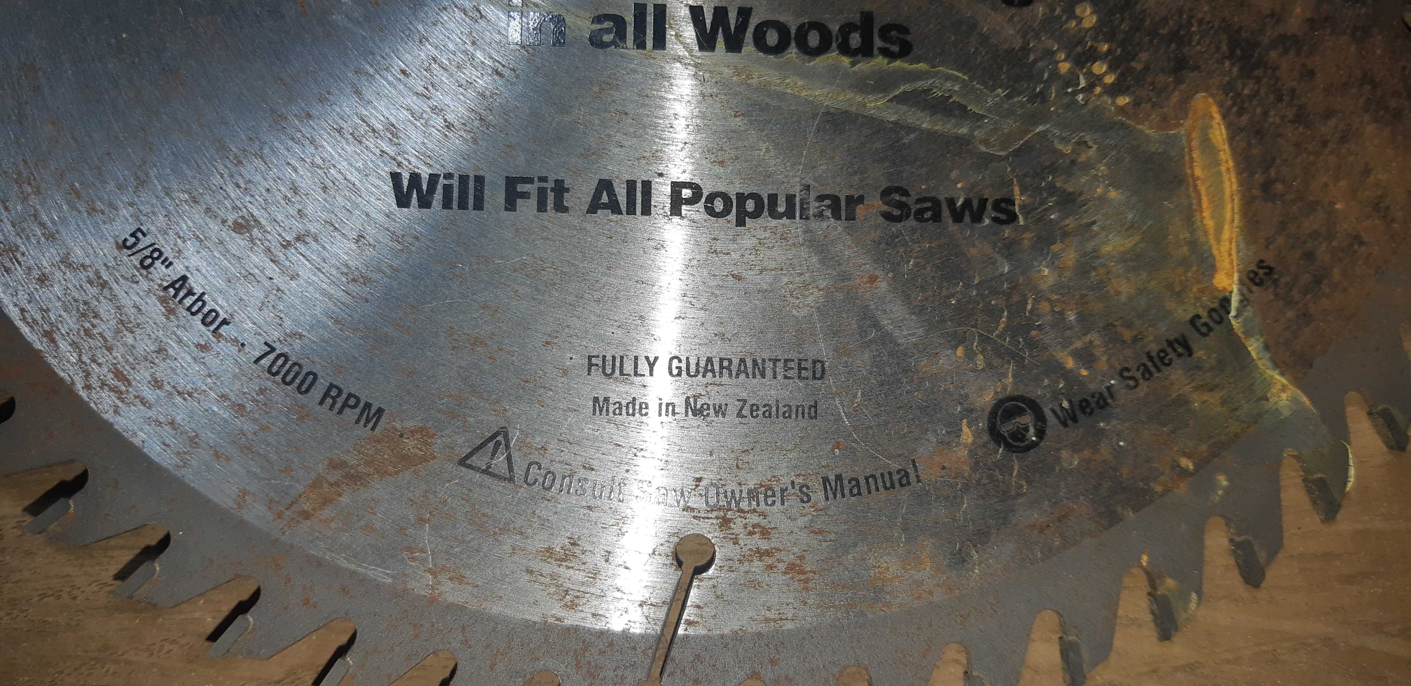 Piła widiowa do drewna 10`, New Zealand