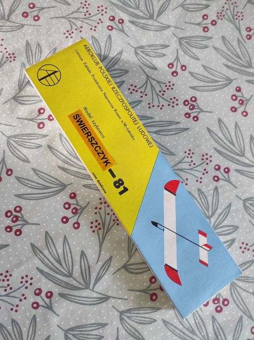 ŚWIERSZCZYK-81 * szybowiec * Aeroklub PRL * NOWY model PRL Krosno