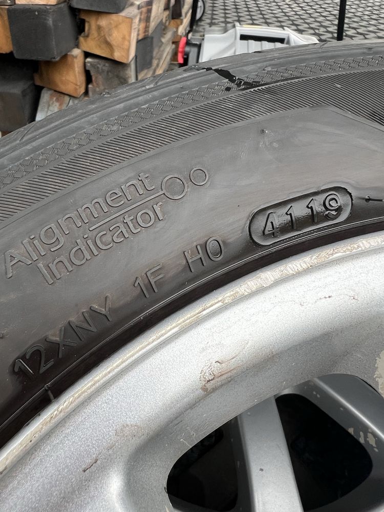Opony letnie  Hankook 195/55 R16 z oryginalnymi alufelgami Peugeot