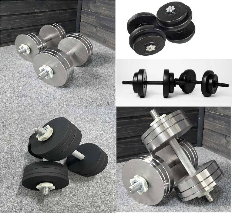 Т41 Металеві гантелі наборні від 12-100 кг Гантели сталь и композит