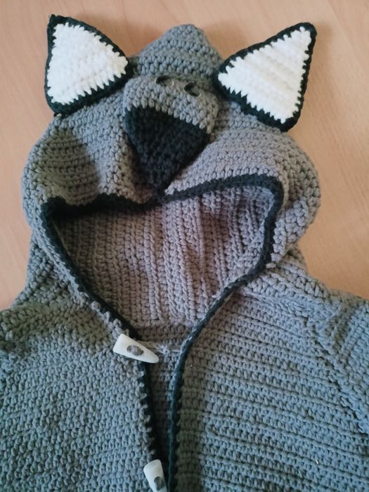 Sweter sweterek zimowy gruby 74 80 86