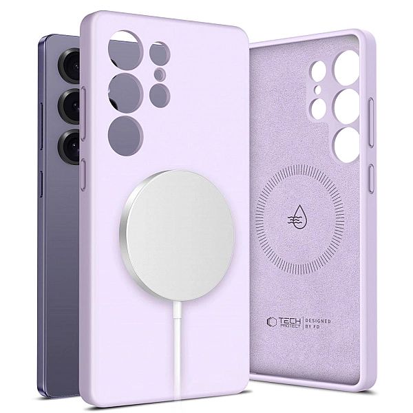 Tech-Protect Liquid Silicone Magsafe Galaxy S25 Ultra Mauve