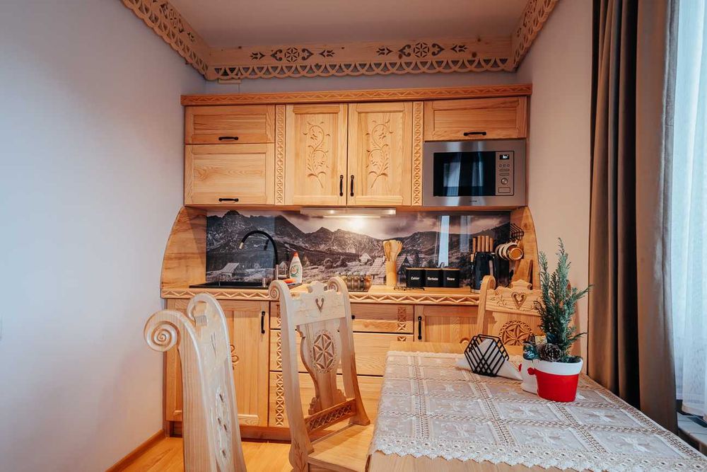 Pokoje apartamenty z widokiem na góry Tatry z kuchnią dzieci bilard