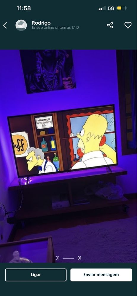 Vende-se TV LG 4K ultra HD SmartTv “43”