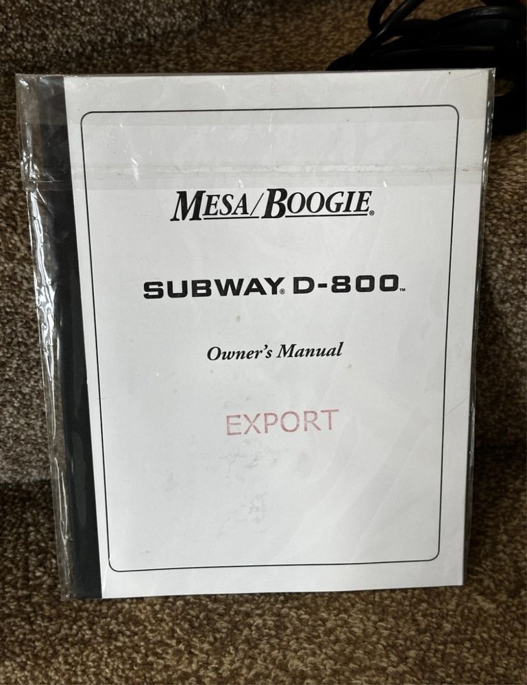 Mesa Boogie Subway D800 Bass Head