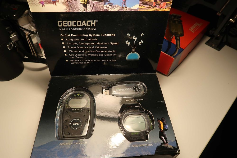 Vintage GPS Trelock Geocoach GC800 / Rower / Gory