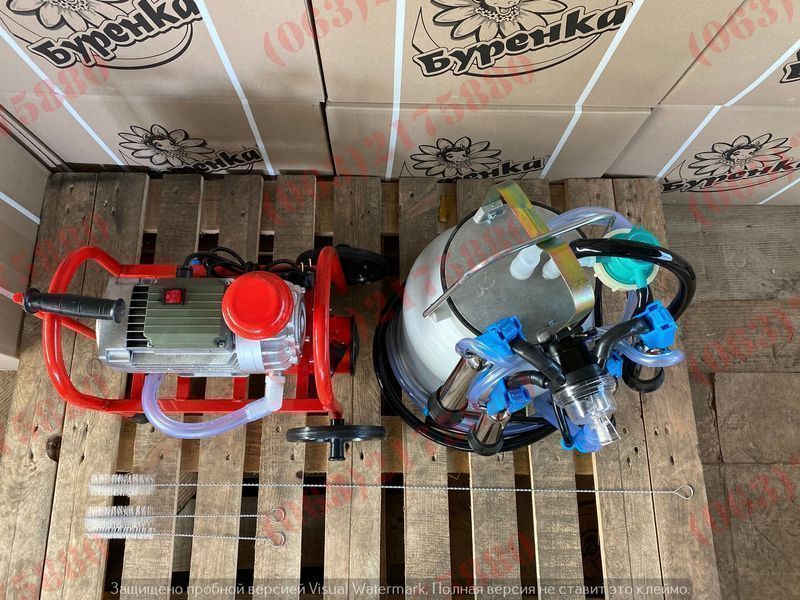 Доїльний апарат "Буренка-1 максi з БЗН" сухий