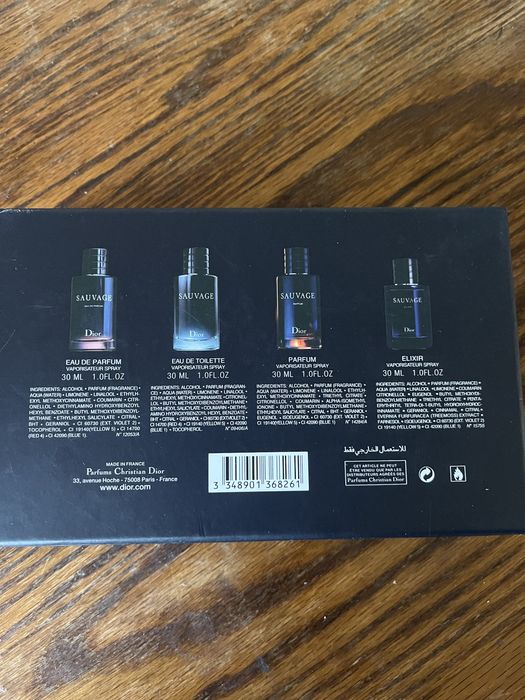 Dior La hrande Ourse Sauvage набір 4*30