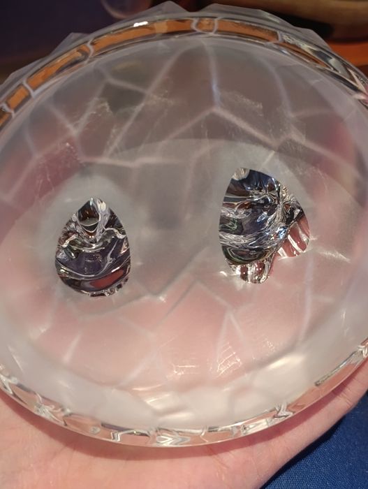 Кришталева статуетка два пінгвіна Royal Crystal