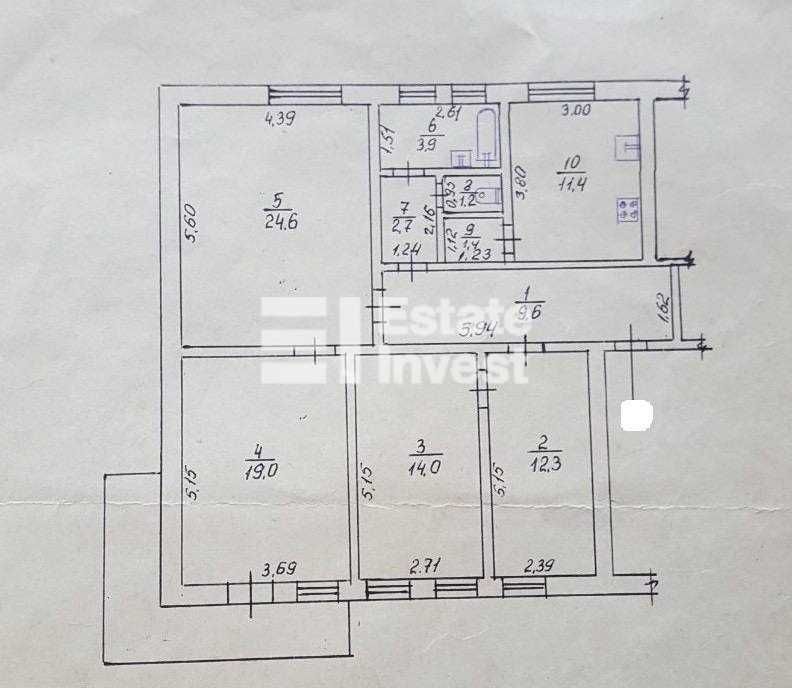 Продам 4 кімн. квартиру на вул. Чернишевська, 96