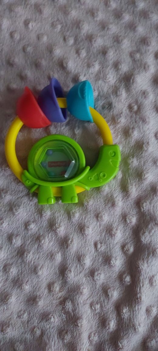 Grzechotka gryzak fisher price sensoryczna zabawka