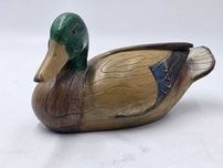 Kaczka drewniana figurka