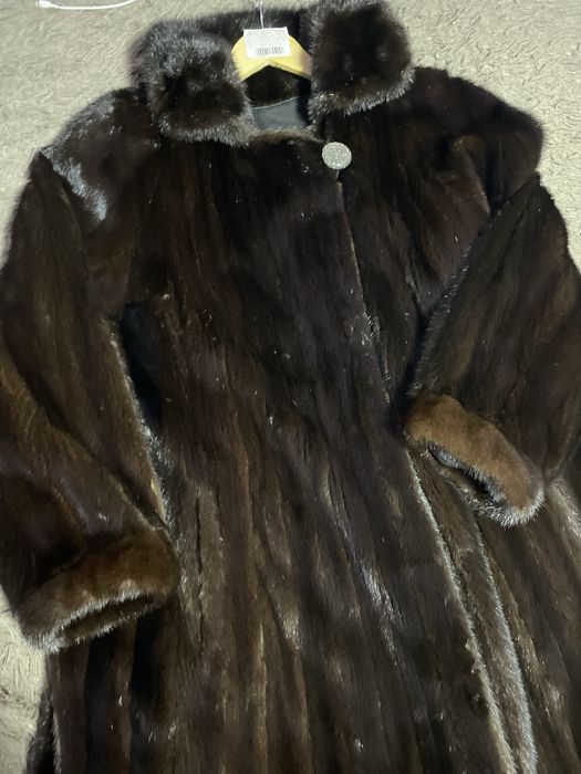Шуба норкова довга