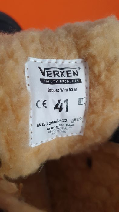 Buty robocze ze stalowym podnoskiem zimowe rozmiar 41